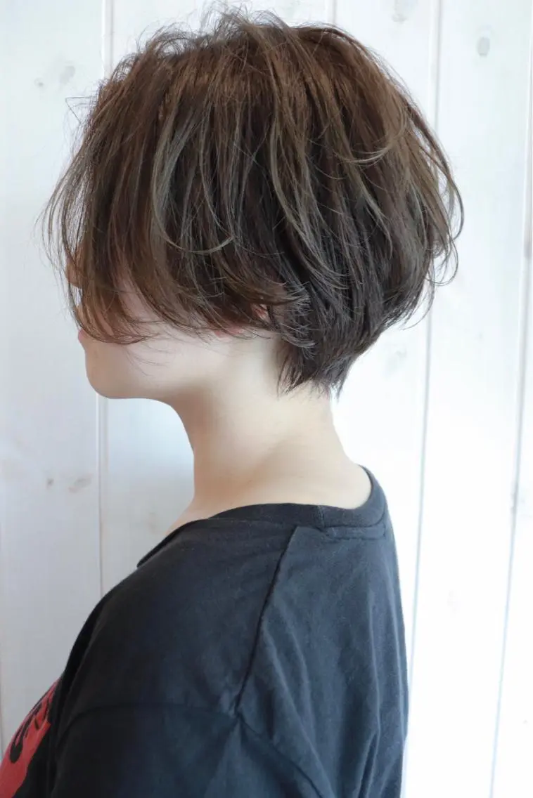 ショート ハンサムショート ショートヘア 佐山 眞紀のヘアスタイル