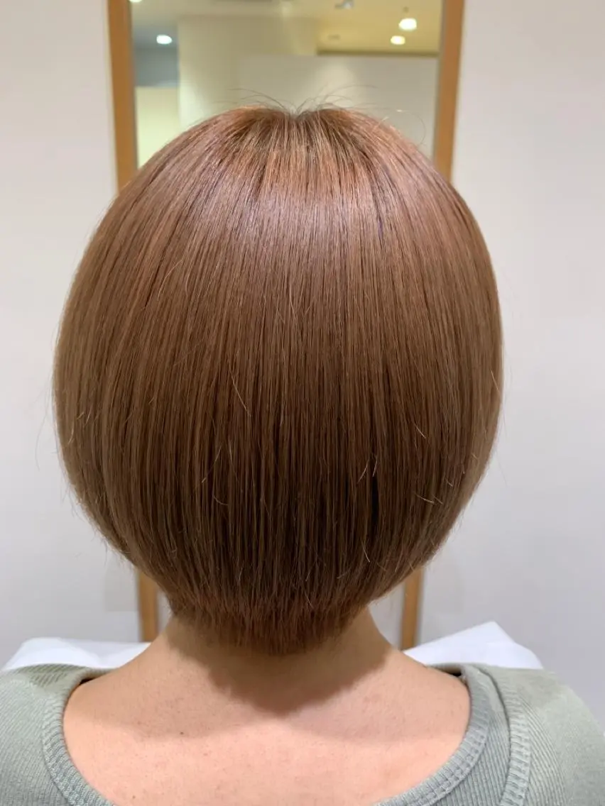 ショート カラー ベージュカラー Hitotose代表 中島和樹のヘアスタイル