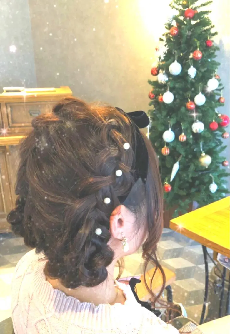 ヘアアレンジ ヘアセット CAnameのヘアスタイル