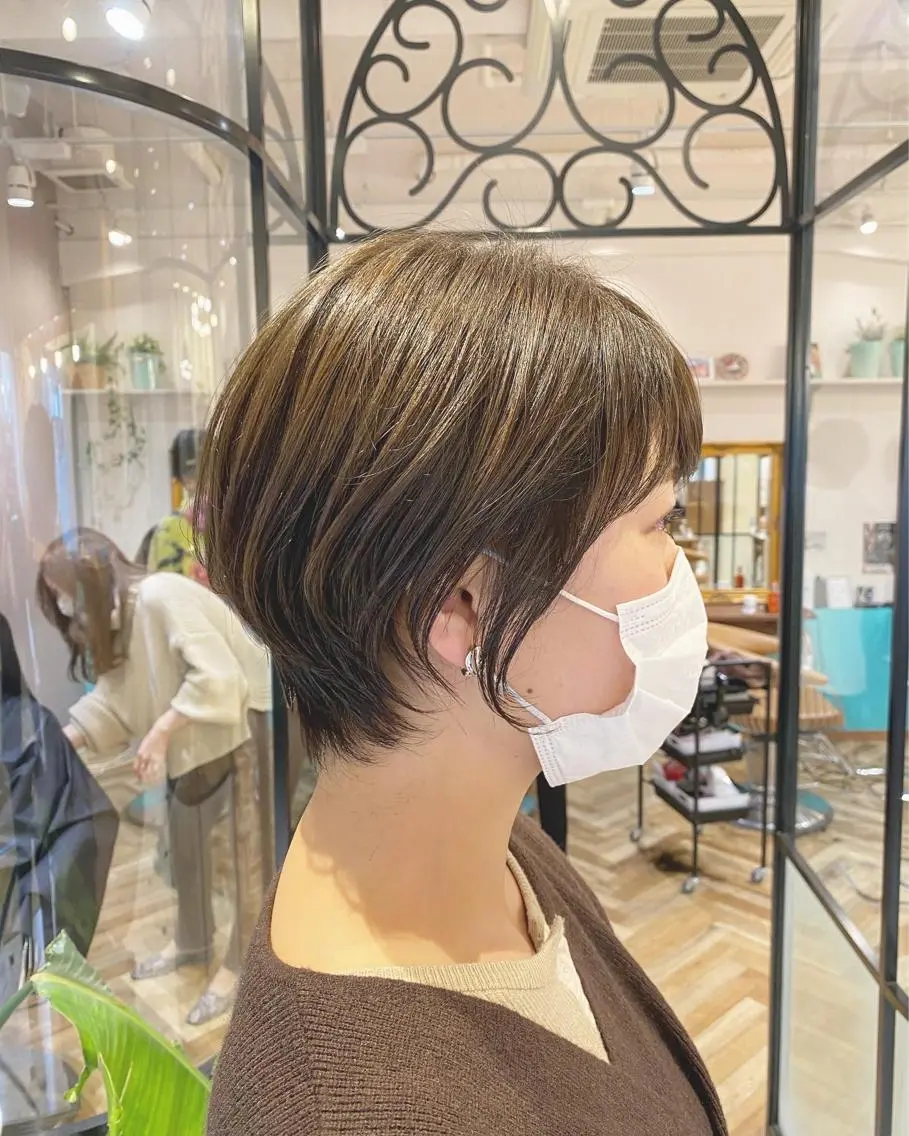 ショート カット ヘアカラー トリートメント ヘッドスパ 🇰🇷韓国レイヤー 錦糸町【北山謙三】のヘアスタイル