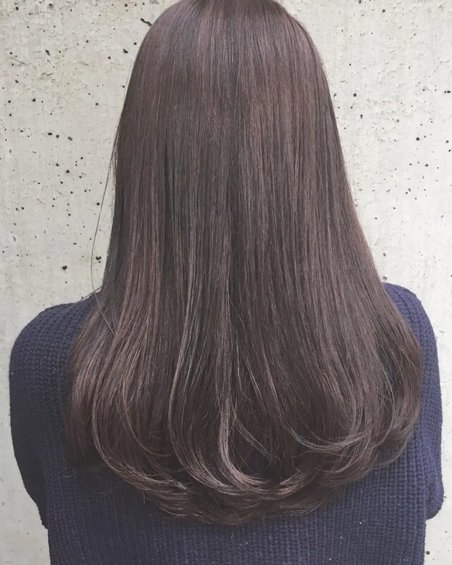 ロング カラー パーマ ヘアアレンジ メンズ キッズ ネイル マツエク・マツパ メンズブリーチ メンズハイライト メンズインナーカラー ブリーチ グラデーションカラー 顔まわりレイヤー× 韓国ヘアオタベシンヤのヘアスタイル