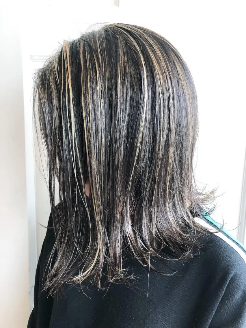 ミディアム カラー ハイライトカラー ハイライト ヘアカラー トリートメント 🧡ショートの達人 🧡SHOのヘアスタイル