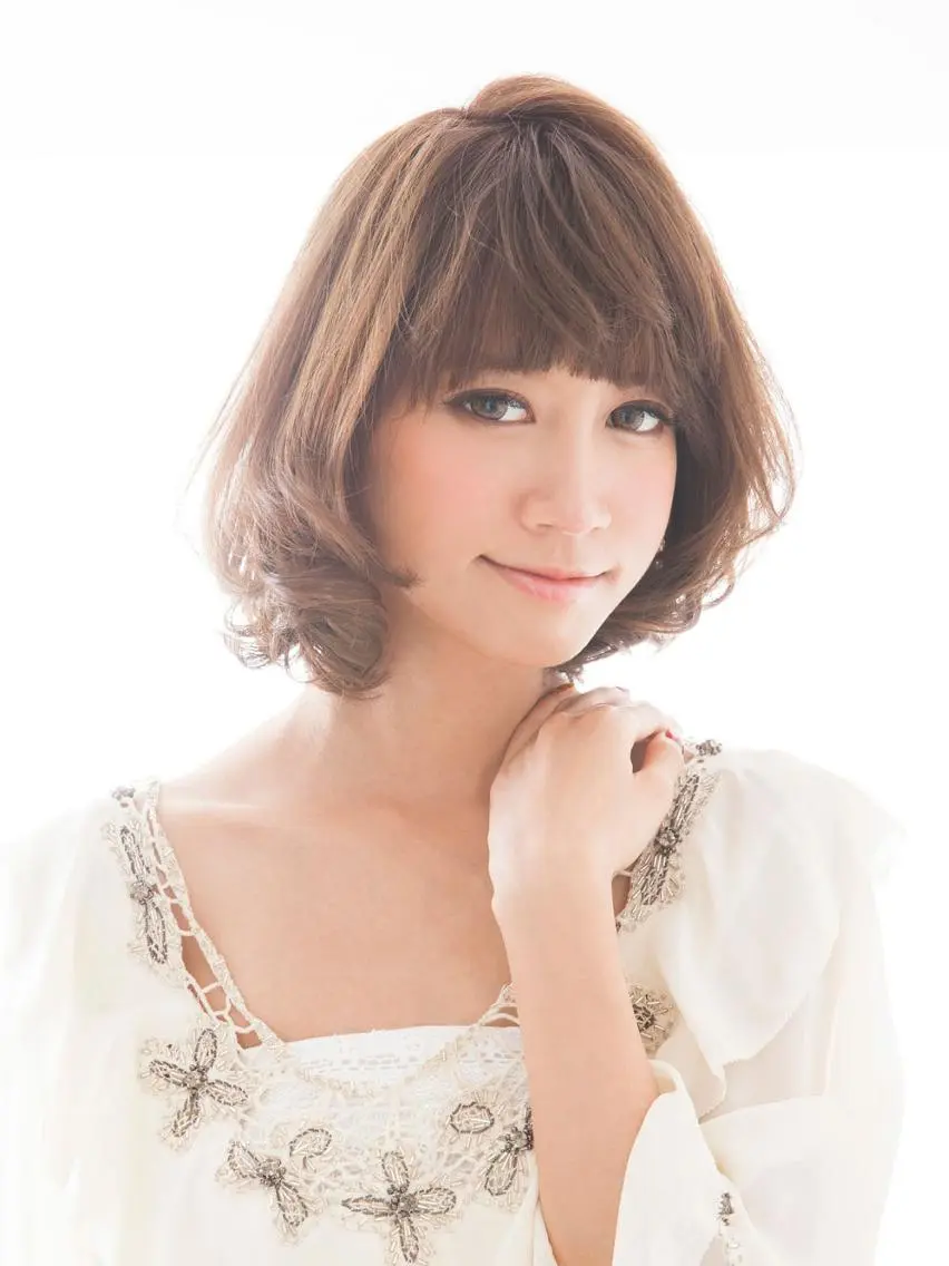 ショート カラー パーマ アッシュ ベージュカラー 小顔カット カット ヘアカラー パーマ トリートメント Trip by NYNY(トリップ)のヘアスタイル