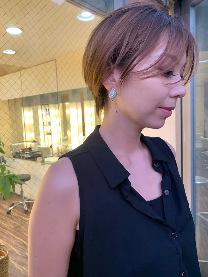 ショート カラー ショートヘア 髪質改善サロン ARCHE野瀬冬馬のヘアスタイル