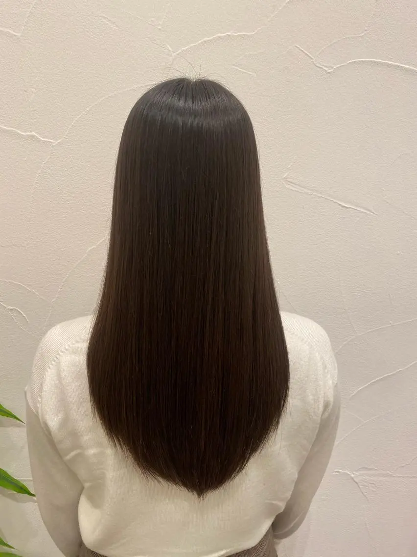 ロング パーマ 縮毛矯正 Ash中目黒店 榊間茜のヘアスタイル