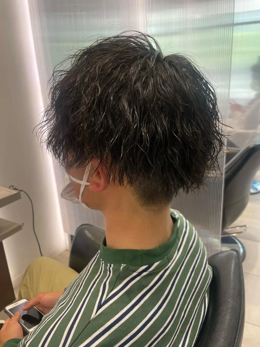パーマ センター南　髪質改善 大引　優のヘアスタイル