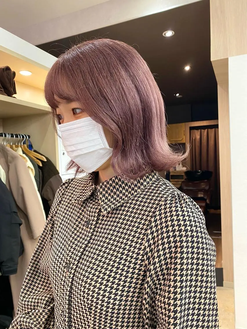 ショート カラー ヘアアレンジ ヘアカラー 小顔カット/艶 カラー特化♡MIHOのヘアスタイル