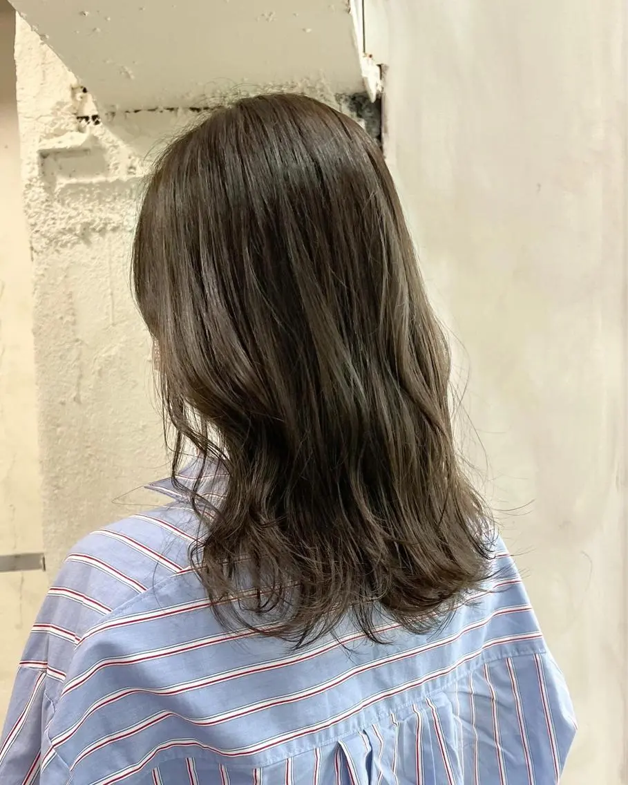 カラー ヘアカラー ✨ブリーチなしカラー ×髪質改善✨松村 潤のヘアスタイル