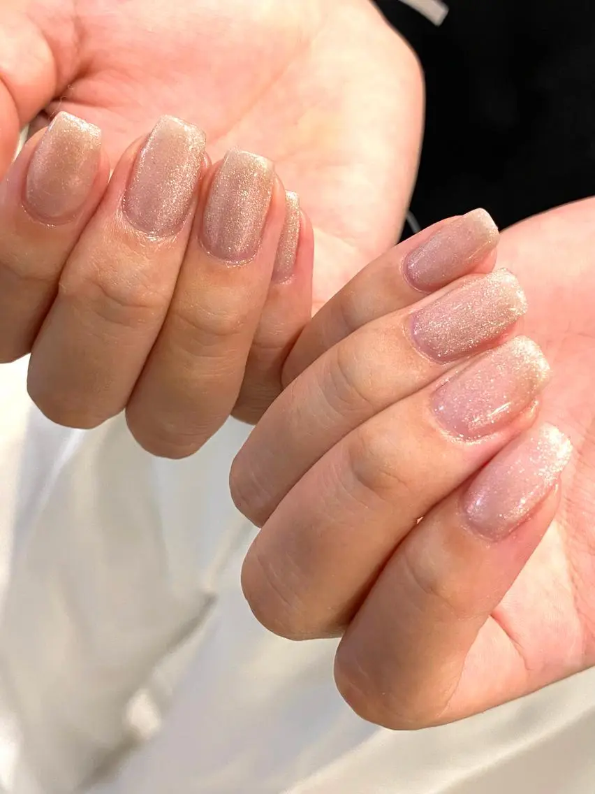 ネイル キラキラネイル マグネットネイル ハンドネイル Ann nailのネイルデザイン
