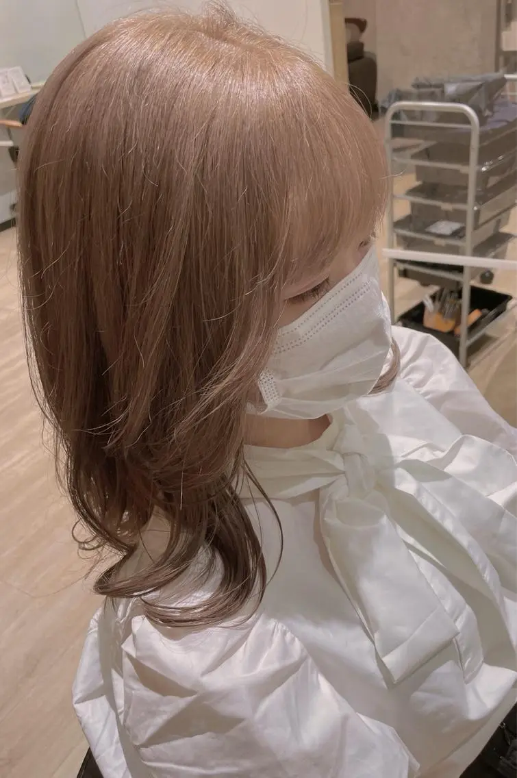 ロング カット ヘアカラー トリートメント トレンド透明感カラー ☘️大貫 昂涼🐹のヘアスタイル