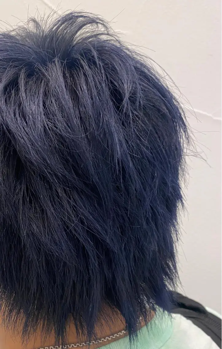 ショート カラー メンズ ネイビーカラー Ash中目黒店 榊間茜のヘアスタイル