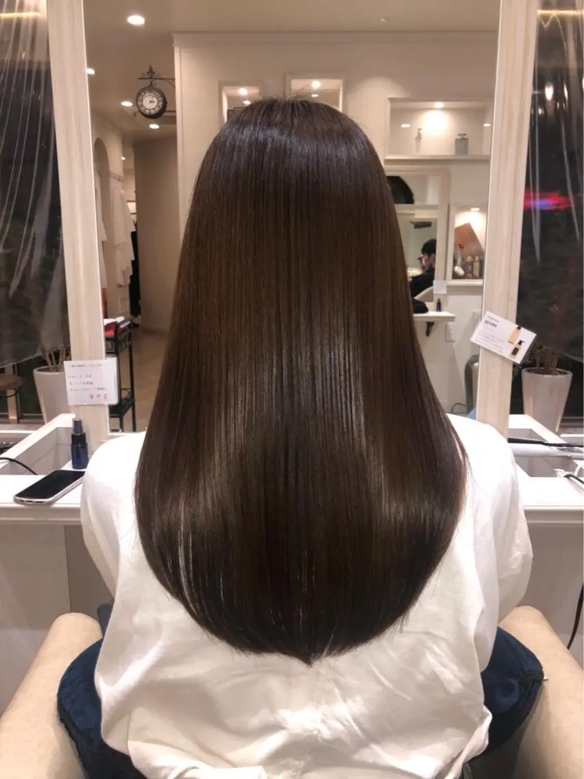 ロング 髪質改善 前平 友慈のヘアスタイル