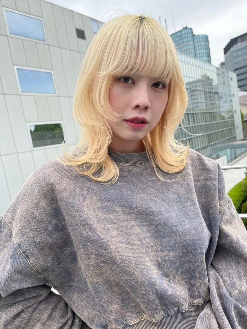 カラー ハイトーン💎✨ 福岡天神のヘアスタイル