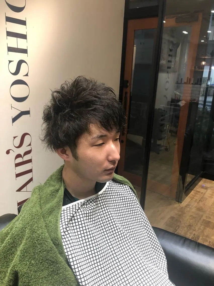 ショート メンズ メンズパーマ 堤　生智のヘアスタイル