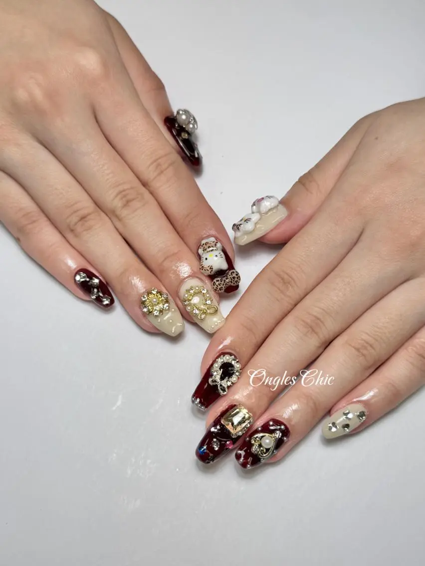 ネイル ハンドネイル ongles chicのネイルデザイン