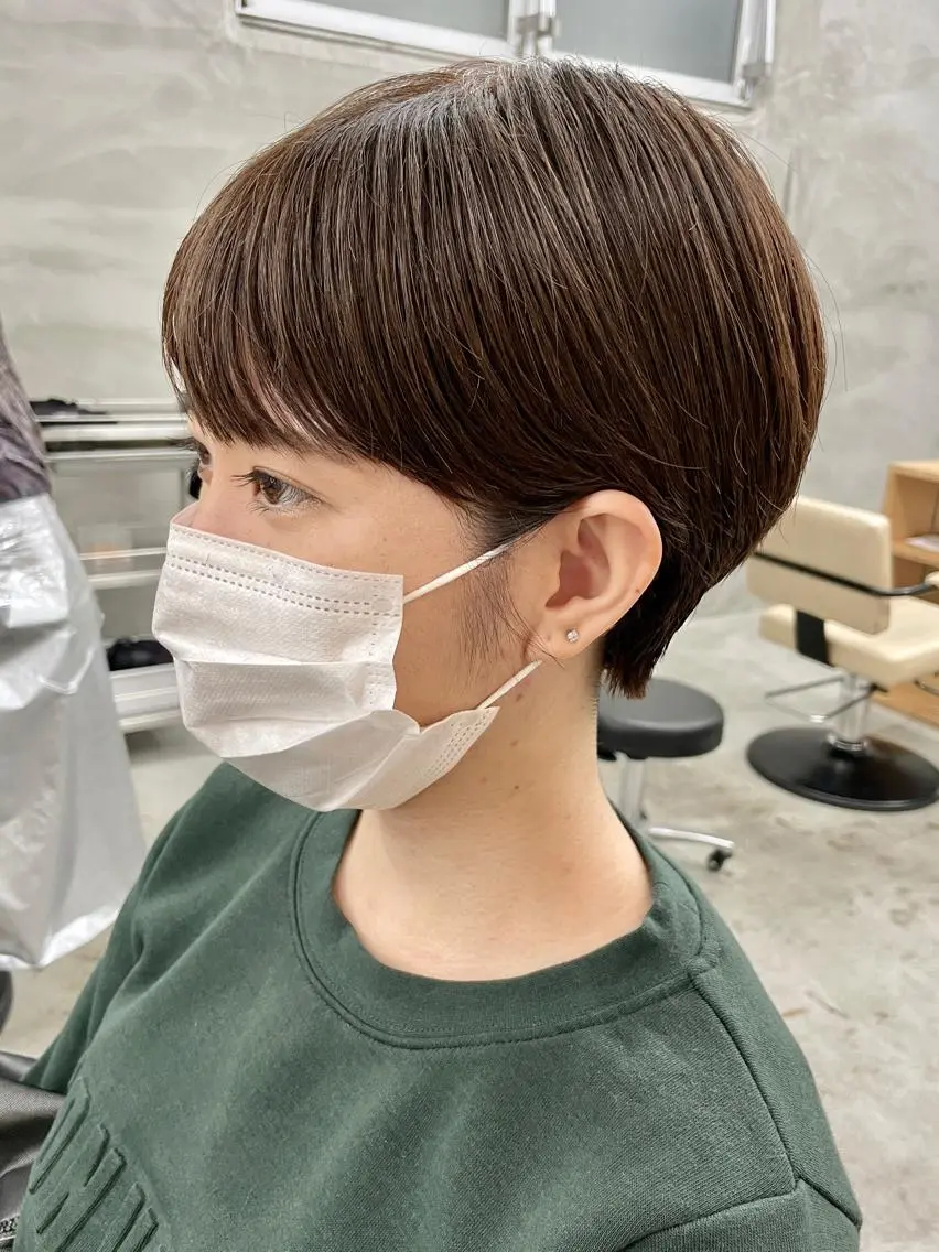 ショート カラー ショートヘア ショート・ボブ 徳竹淳一のヘアスタイル