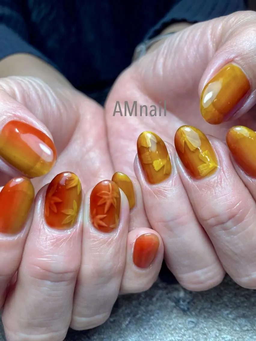 ネイル アートネイル 持ち込み ハンドネイル Am:nail 柏 SUE（スゥ）のネイルデザイン
