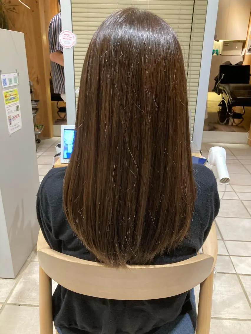ロング トリートメント 萩原 琳之祐のヘアスタイル
