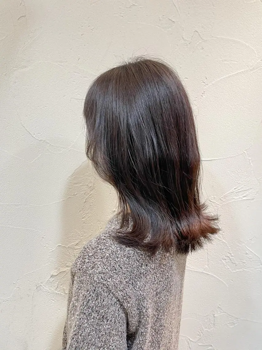 ミディアム ヘアアレンジ 新宿/顔周りカット/ レイヤー/がっきーのヘアスタイル