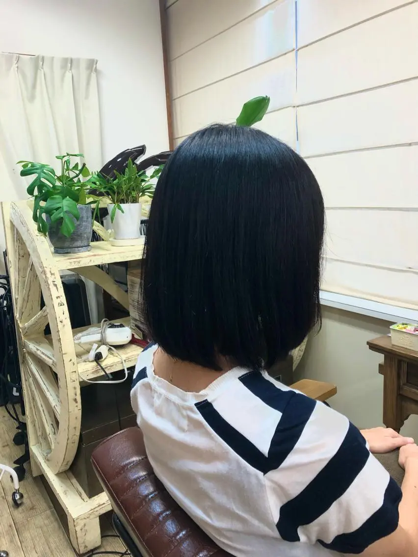 ショート 髪質改善個室サロン' 白髪ぼかし・縮毛矯正のヘアスタイル