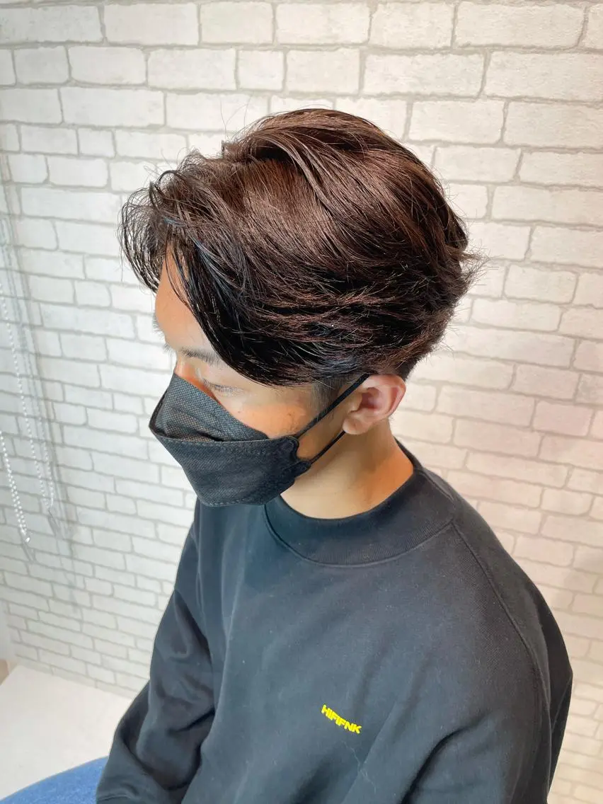 ショート パーマ AMITYメンズ特化 ASUMIのヘアスタイル