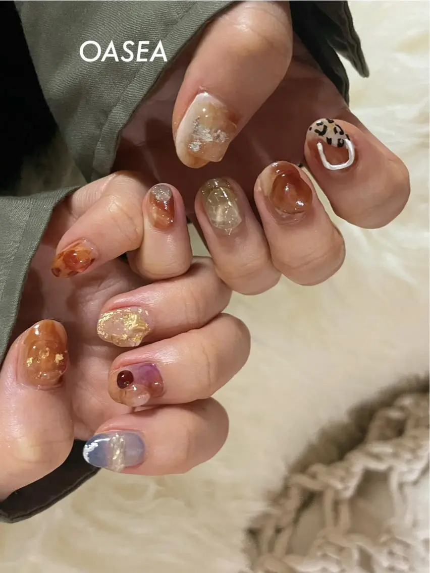 ネイル ハンドネイル 🌞💜 KAORI 🌴のネイルデザイン