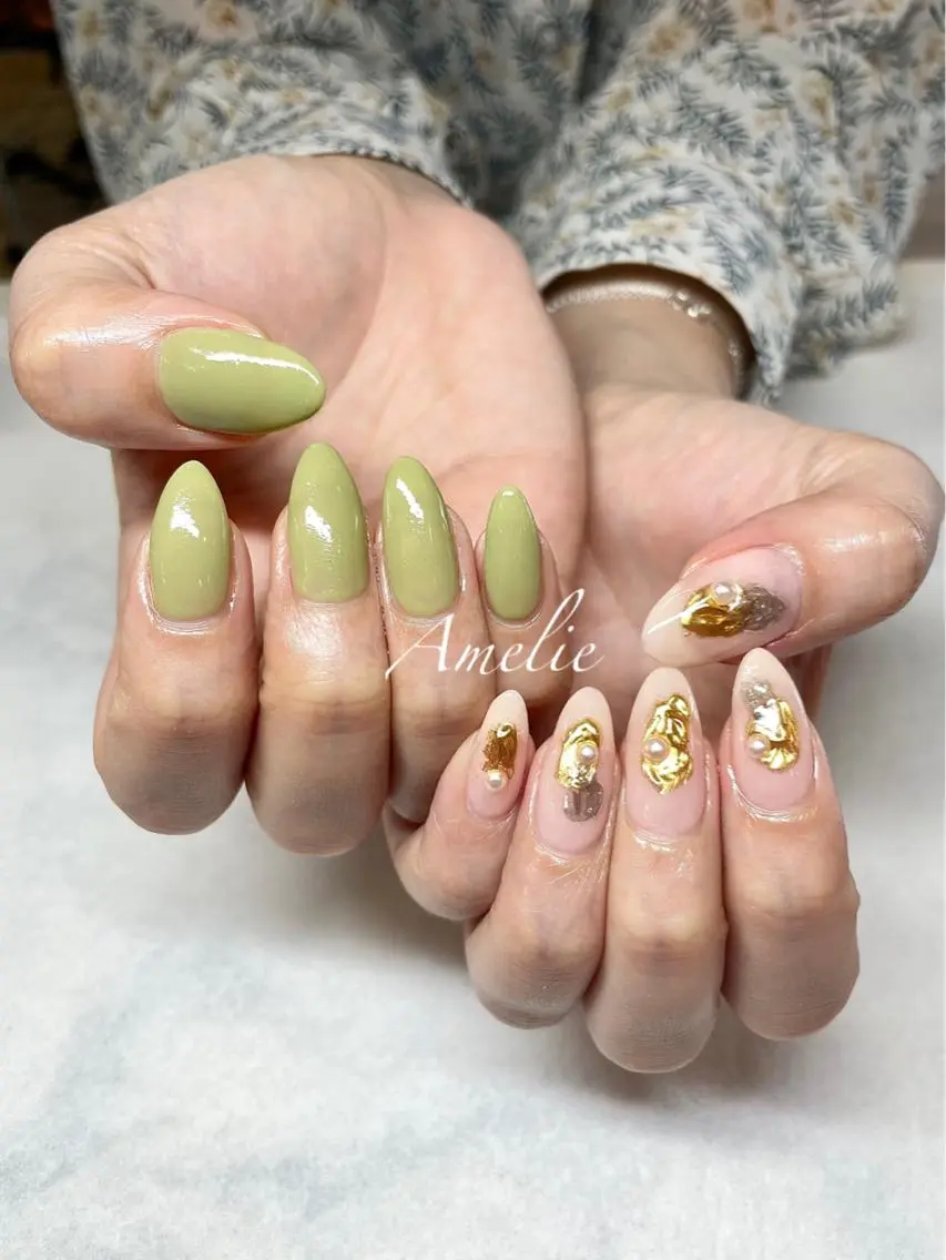 ネイル ジェルネイル ニュアンスネイル ワンカラーネイル パラジェル yo koのネイルデザイン