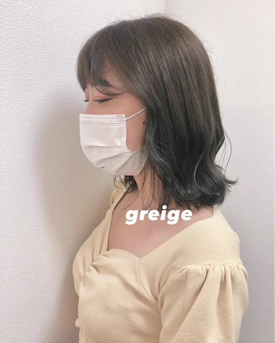 ミディアム カラー ヘアアレンジ カット ヘアカラー トリートメント メンズ似合わせ🪞 kotoriのヘアスタイル
