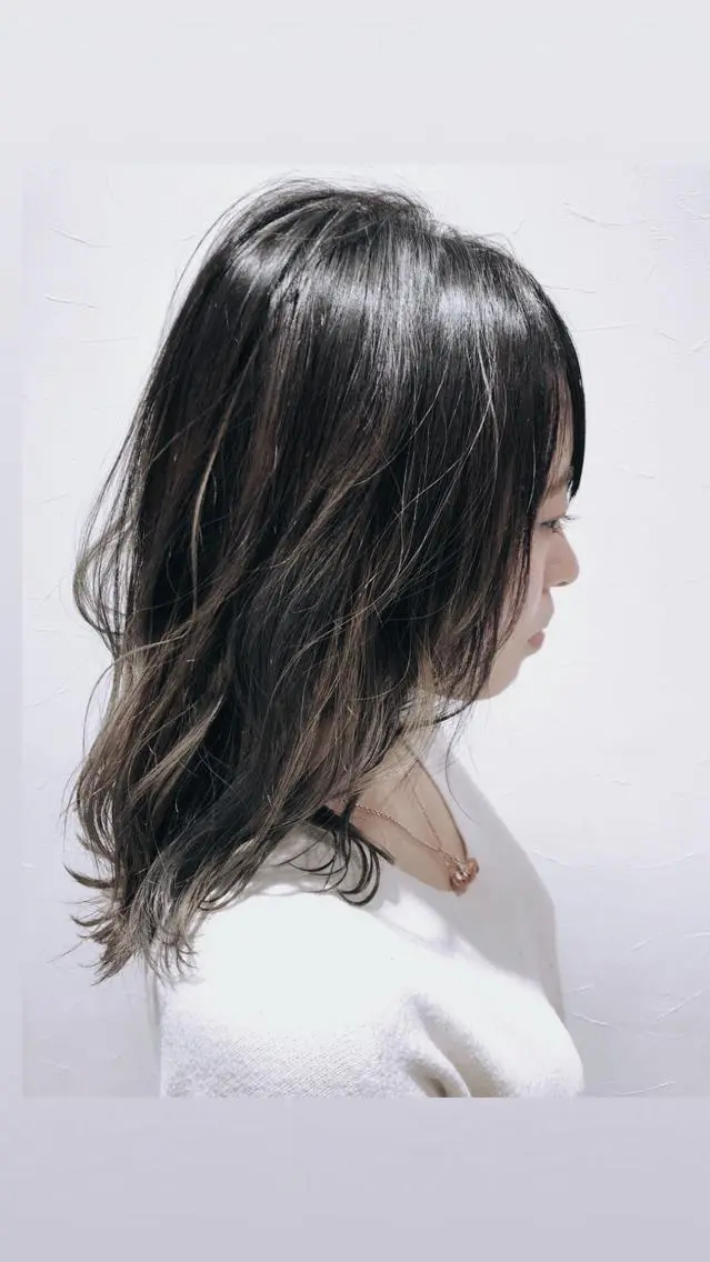 ミディアム カラー グラデーションカラー 似合わせの達人🔥 石川就平のヘアスタイル