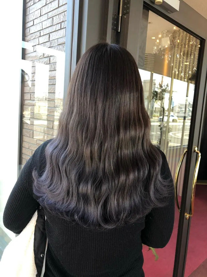 ミディアム カラー ヘアアレンジ ヘアカラー トリートメント 大塚 貴之のヘアスタイル