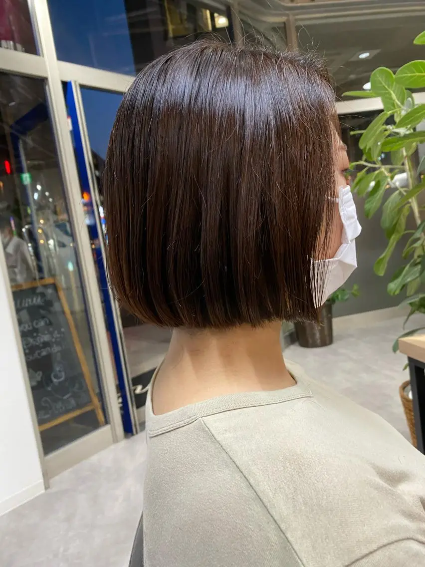 ミディアム 🍃ボブ&ショート 特化🍃髪質改善🍃のヘアスタイル