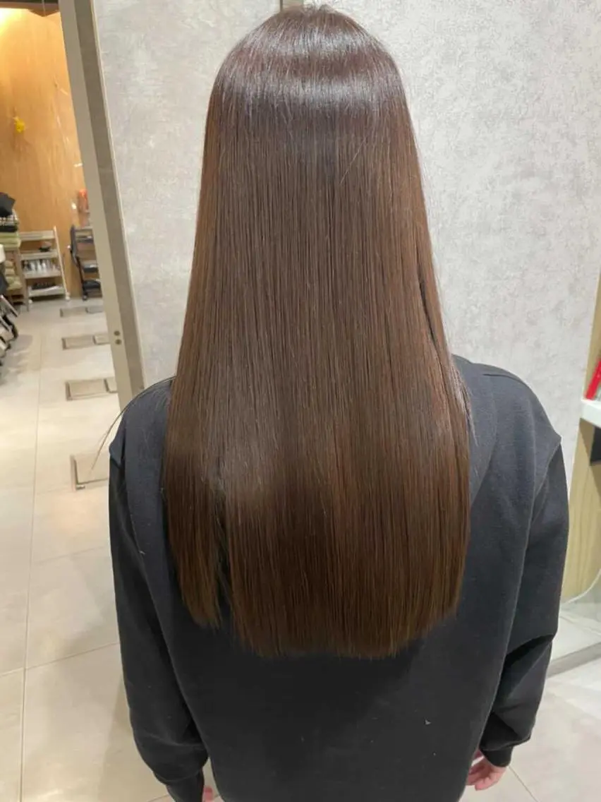 ロング ヘアカラー 縮毛矯正 トリートメント 【髪質改善特化･ 福田航洋】のヘアスタイル