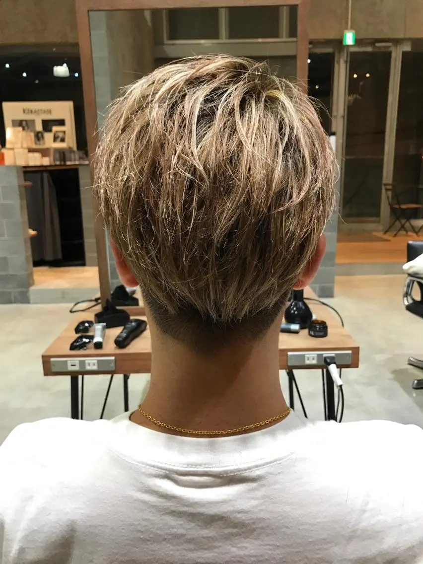 ショート カット ヘアカラー トリートメント ヘッドスパ 🌿大内雅斗 🌿韓国ヘアのヘアスタイル