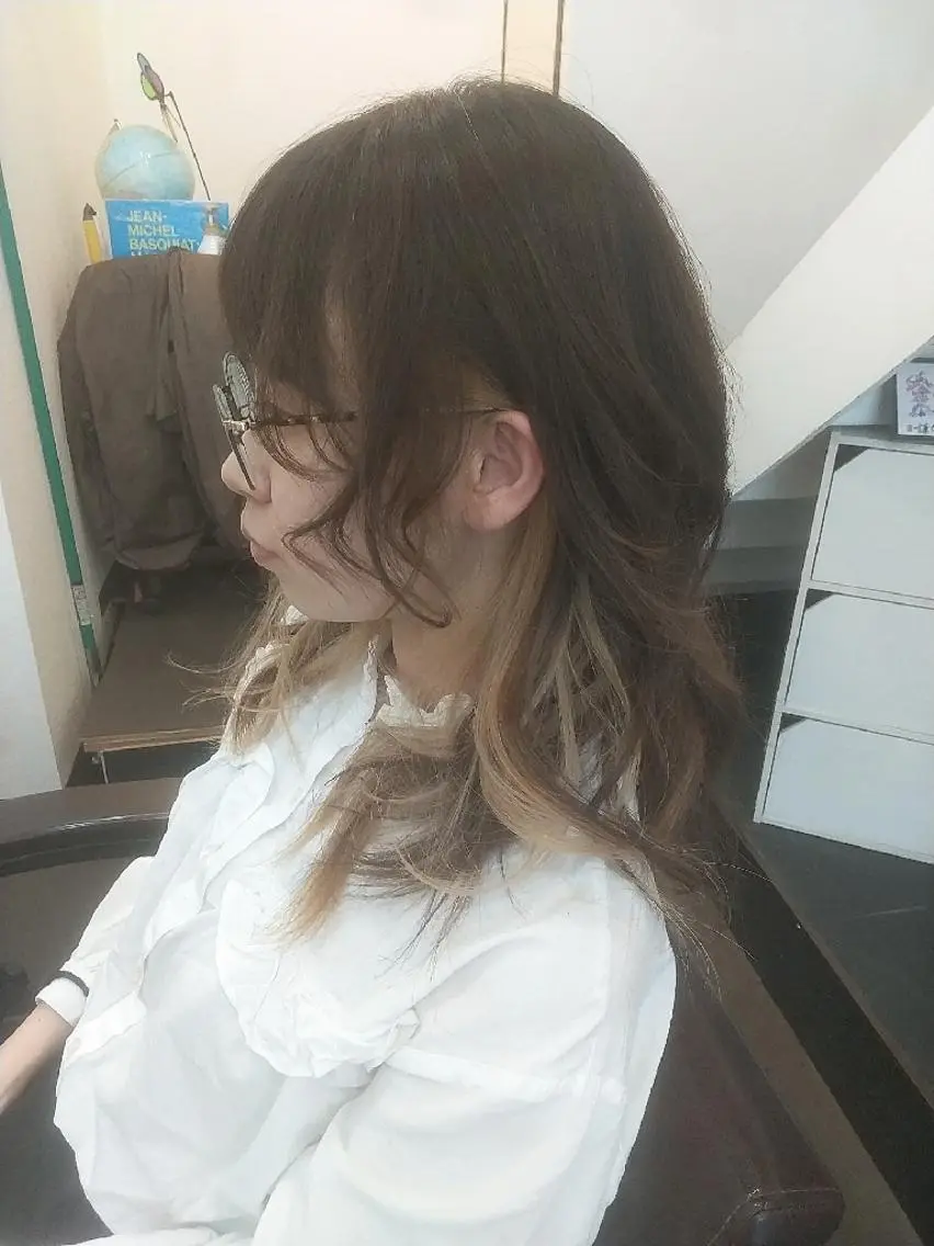 ミディアム カット ヘアカラー トリートメント 🌈カラー33∞円 🌈北綾瀬 谷中店のヘアスタイル
