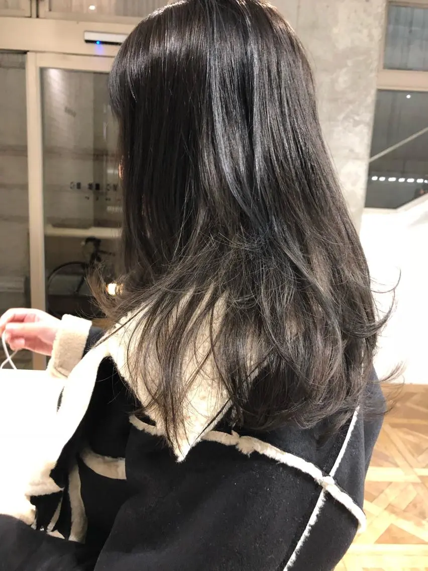 ロング カラー 銀座/ハイトーン/ hayaka 🖤のヘアスタイル