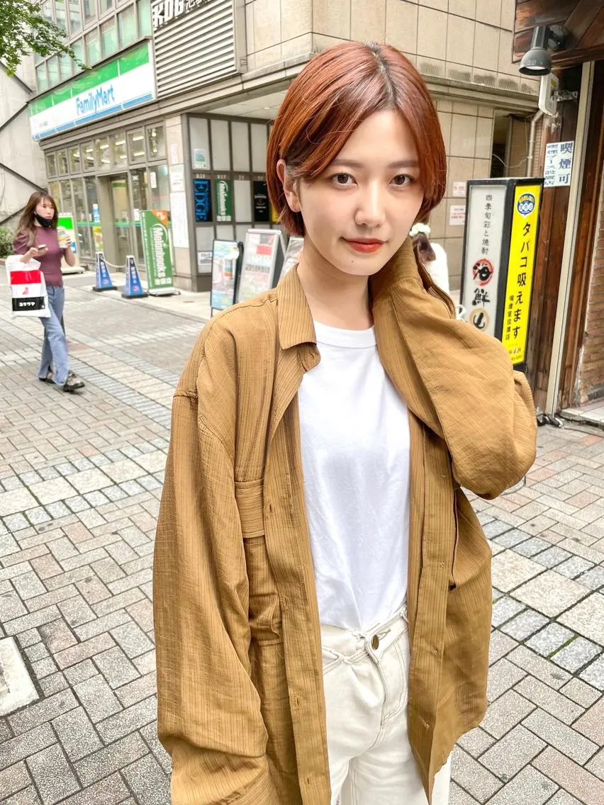 ショート カラー 一ノ瀬 暁のヘアスタイル