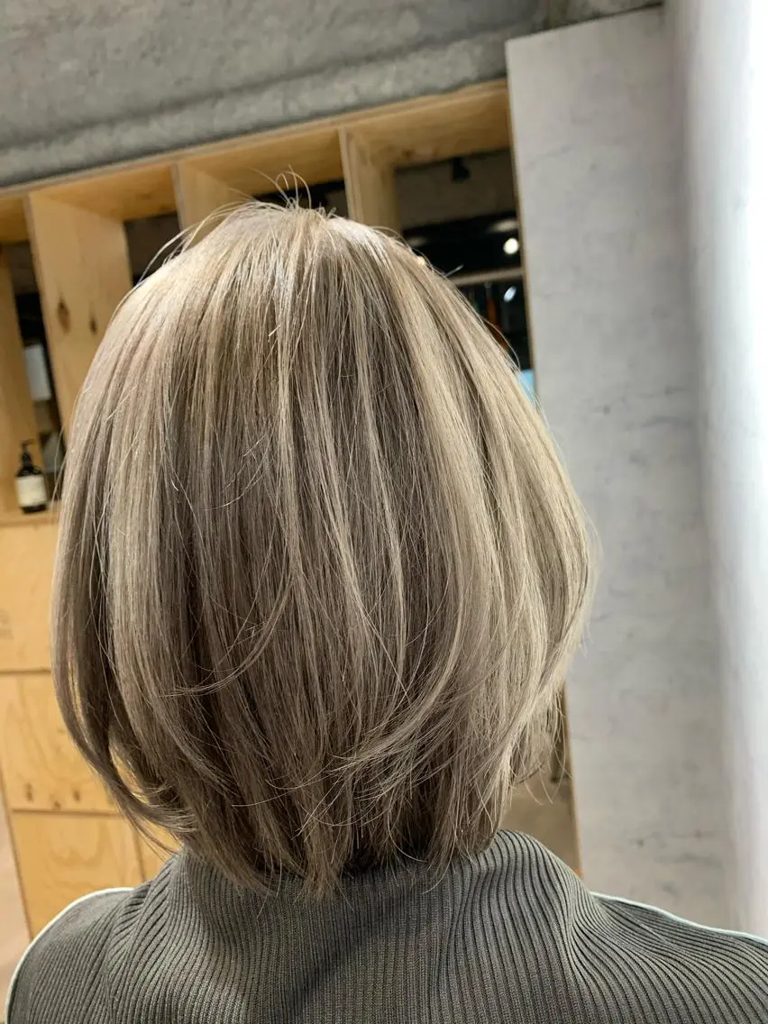 セミロング カラー パーマ ヘアアレンジ メンズ ヘアカラー トリートメント Sia中野新橋 『JUNYA』のヘアスタイル