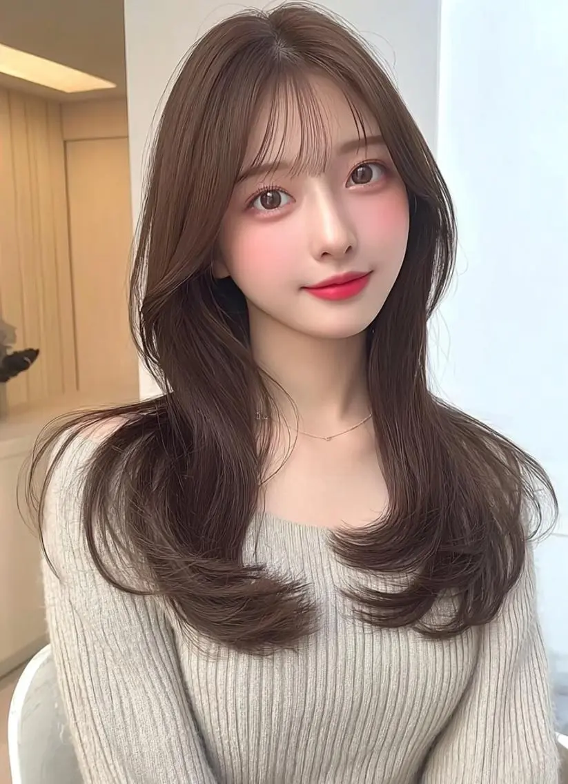 ロング 髪質改善 縮毛矯正 カット ヘアカラー トリートメント 美髪メニュー特化✨️ ひなののヘアスタイル