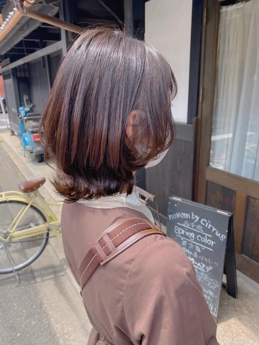 ミディアム ウルフカット 【novem】 Miyukiのヘアスタイル