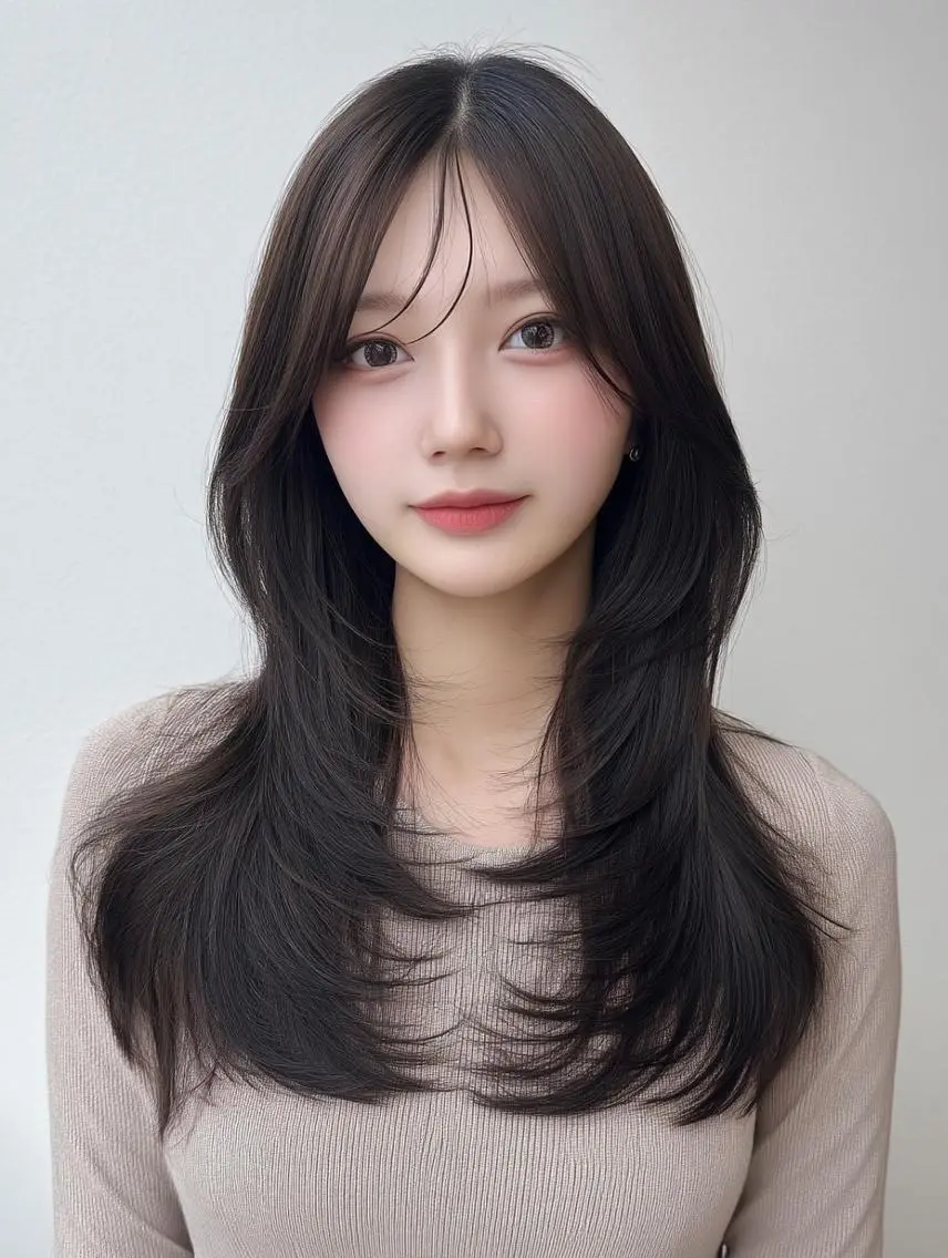 カラー ロング カット ヘアカラー トリートメント 髪質改善・縮毛矯正 💎ASUKAのヘアスタイル