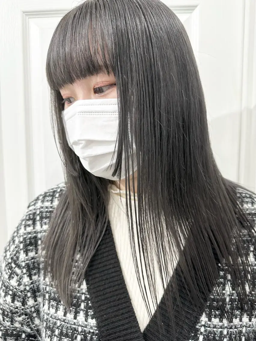 セミロング カラー カット ヘアカラー パーマ 縮毛矯正 トリートメント ヘアセット kai .のヘアスタイル