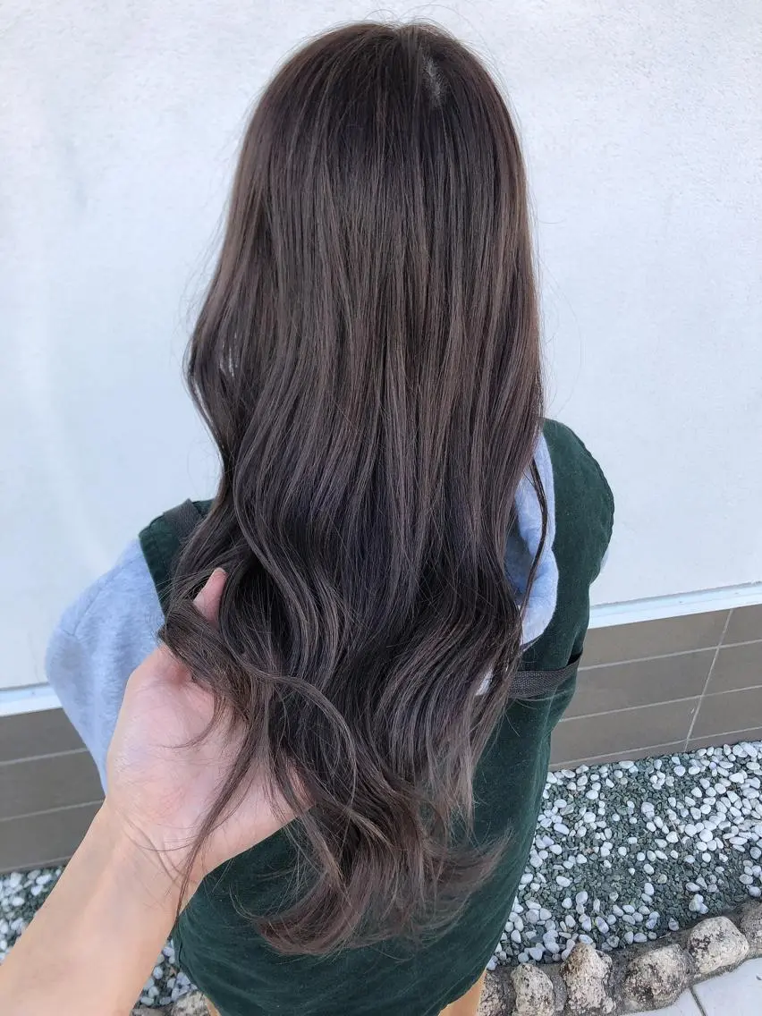 ロング カラー ヘアカラー 具志 正太のヘアスタイル