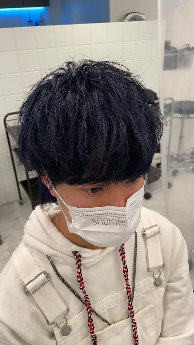 ミディアム カラー パーマ ヘアアレンジ メンズ キッズ カット ヘアセット メンズ特化美容師 aiの眉毛・アイブロウイメージ