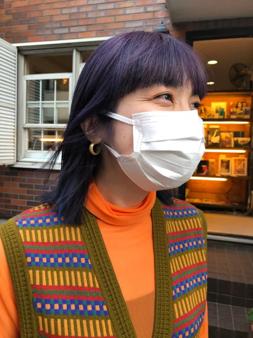 ショート カラー eri kinjoのヘアスタイル
