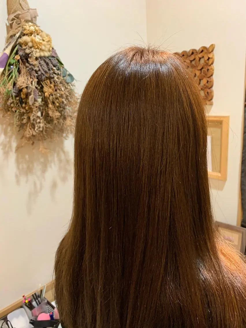 ロング カラー ヘアカラー 永里 寛也のヘアスタイル