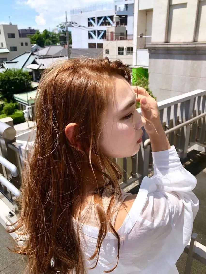 ロング カット ヘッドスパ カラーアンドケアリタ kitamuuuのヘアスタイル