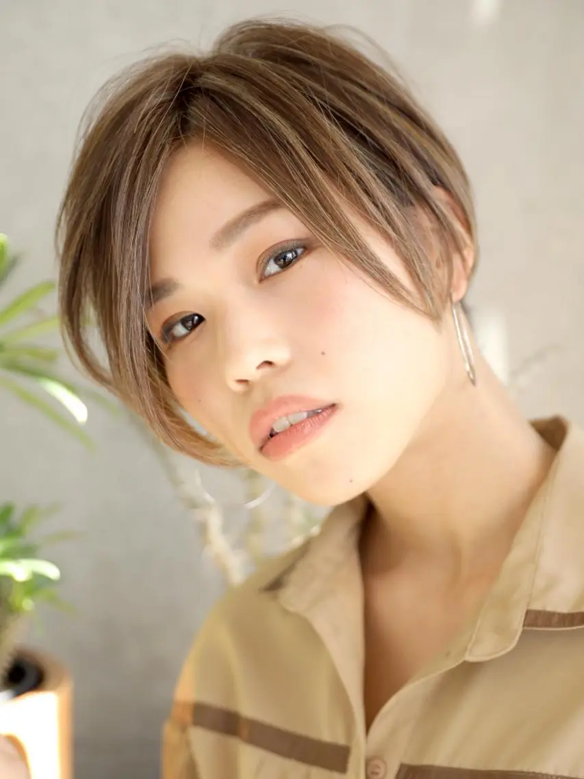 ショート chacha Blanc田中のヘアスタイル