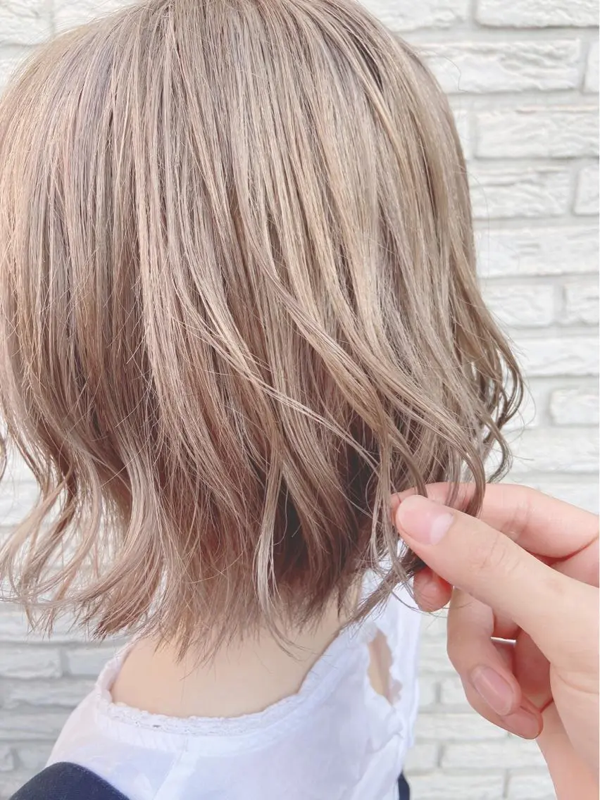 ショート カラー 全店売上No.1🏆 ✨深江裕稀のヘアスタイル