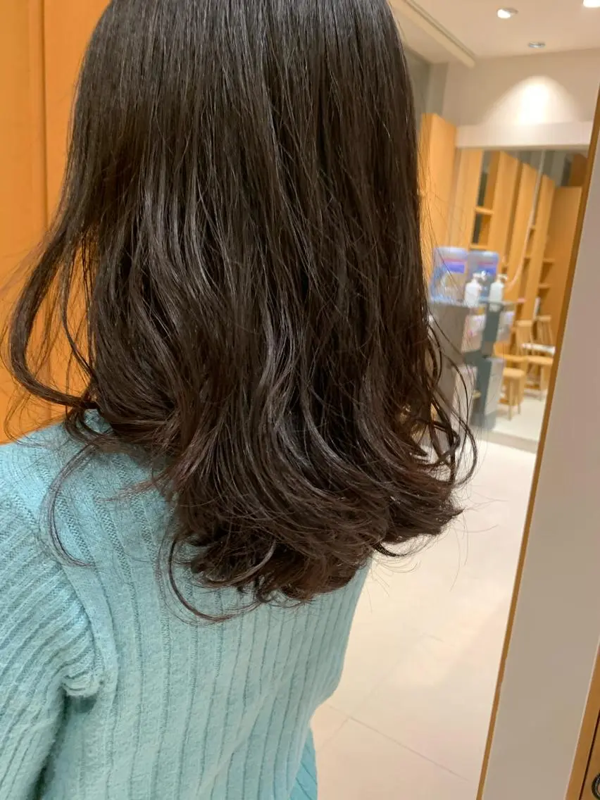 ロング カラー パーマ ヘアアレンジ メンズ キッズ ネイル マツエク・マツパ ロング ロングネイル ARMONY秋山輝也 コテ巻き風パーマ特化のヘアスタイル