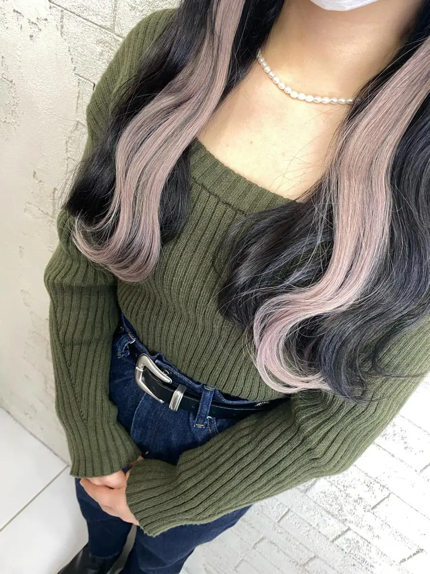 セミロング 🦋YUI 髪質改善 ブリーチ　着付け🦋のヘアスタイル